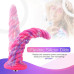 Фантазійний фалоімітатор 10.12″ для секс-машин Hismith Silicone Dildo rose Monster Series