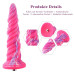 Фантазійний фалоімітатор 10.12″ для секс-машин Hismith Silicone Dildo rose Monster Series