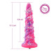 Фантазійний фалоімітатор 10.12″ для секс-машин Hismith Silicone Dildo rose Monster Series