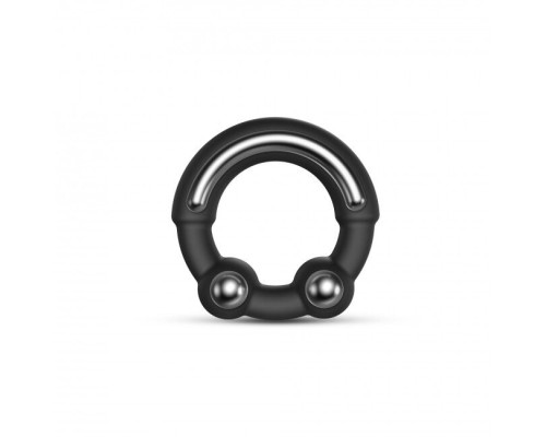 Эрекционное кольцо с металлическими вставками Dorcel STRONGER RING