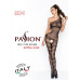 Бодистокинг Passion BS041 black, комбинезон, лямочка на одно плечо