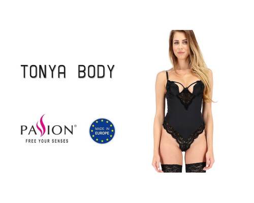 Боді TONYA BODY black L/XL - Passion Exclusive