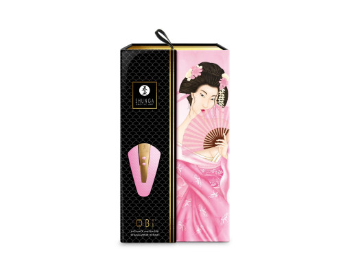 Кліторальний вібратор Shunga - Obi Intimate Massager Light Pink