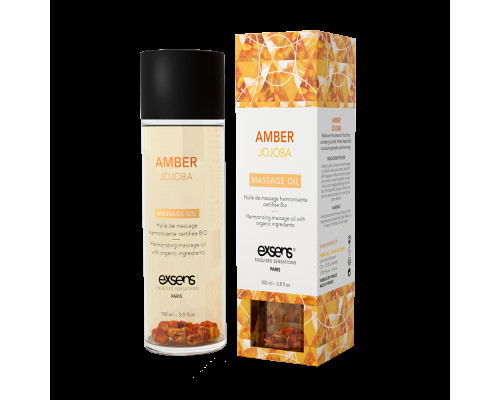 Розпродаж!!! Масажна олія EXSENS Amber Jojoba (гармонізує, з бурштином) 100мл (термін 09.2023)