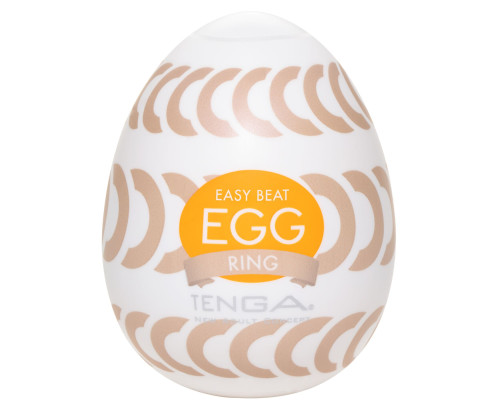 Мастурбатор-яйце Tenga Egg Ring з асиметричним рельєфом