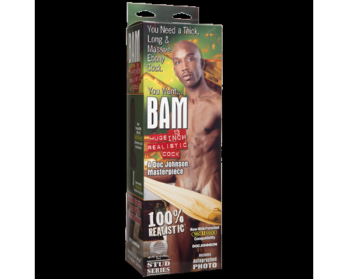 Фалоімітатор Doc Johnson BAM - Huge 13 Inch Realistic Cock