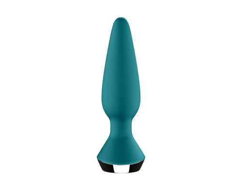 Анальна смарт-вібропробка Satisfyer Plug-ilicious 1 Petrol