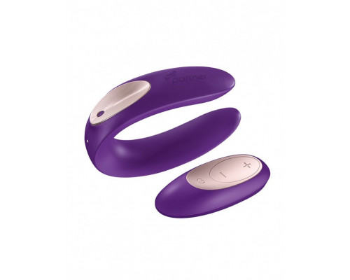 Вібратор для пар Satisfyer Double Plus Remote з пультом дистанційного керування та двома моторчиками