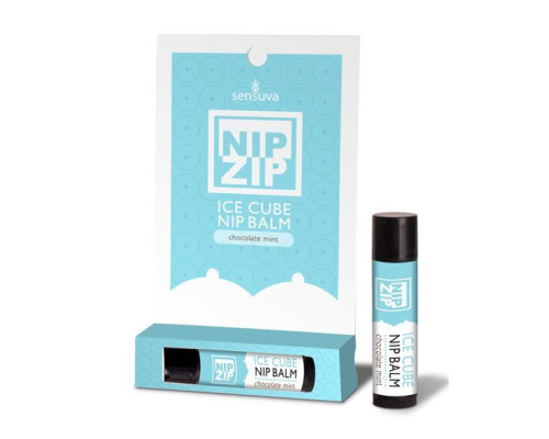 Стимулюючий бальзам для сосків Sensuva - Nip Zip Chocolate Mint (4 г), що охолоджує