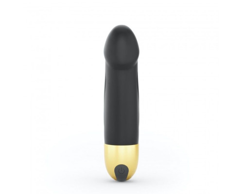 Вібратор Dorcel Real Vibration S Gold 2.0, діаметр 3,7см, перезаряджається, для точки G, водостійкий