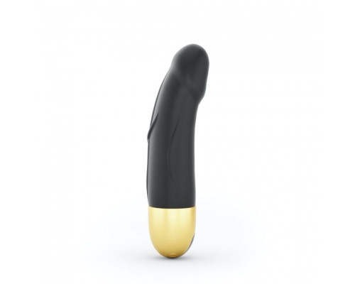 Вібратор Dorcel Real Vibration S Gold 2.0, діаметр 3,7см, перезаряджається, для точки G, водостійкий