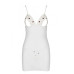 Сорочка з вирізами на грудях + стринги LOVELIA CHEMISE white XXL/XXXL - Passion