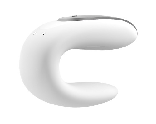 Смарт-вібратор для пар Satisfyer Double Fun (White) з пультом д/к