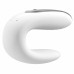 Смарт-вібратор для пар Satisfyer Double Fun (White) з пультом д/к