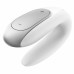 Смарт-вібратор для пар Satisfyer Double Fun (White) з пультом д/к