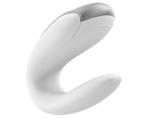 Смарт-вібратор для пар Satisfyer Double Fun (White) з пультом д/к