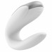 Смарт-вібратор для пар Satisfyer Double Fun (White) з пультом д/к