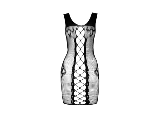 Откровенное платье-сетка Passion BS073 white