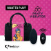 Вібратор в трусики FeelzToys Panty Vibrator Black з пультом дистанційного керування, 6 режимів 