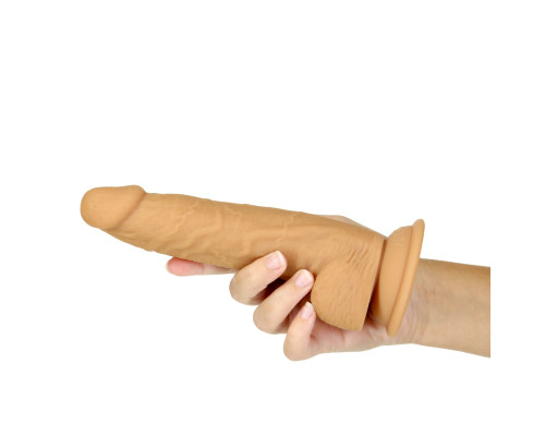 Фалоімітатор ADDICTION 8" Dual Density Silicone Dildo Caramel (20,3 см)