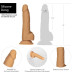 Фалоімітатор ADDICTION 8" Dual Density Silicone Dildo Caramel (20,3 см)