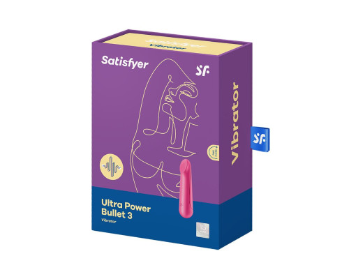 Віброкуля на акумуляторі Satisfyer Ultra Power Bullet 3 Red