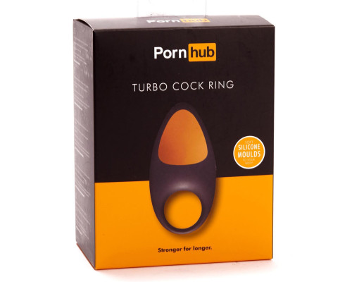 Эрекционное виброкольцо Pornhub Turbo Cock Ring с мегастимуляцией клитора