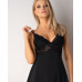 Obsessive 810-BAB-1 babydoll & thong black S/M