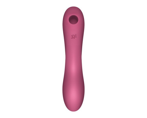 Вакуумний стимулятор із вібрацією Satisfyer Curvy Trinity 3 Red