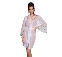 Повітряний пеньюар LOVELIA PEIGNOIR white L/XL - Passion