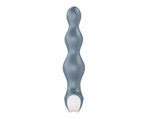 Анальный стимулятор-бусины с двумя моторами Satisfyer Lolli-Plug 2 Ice blue
