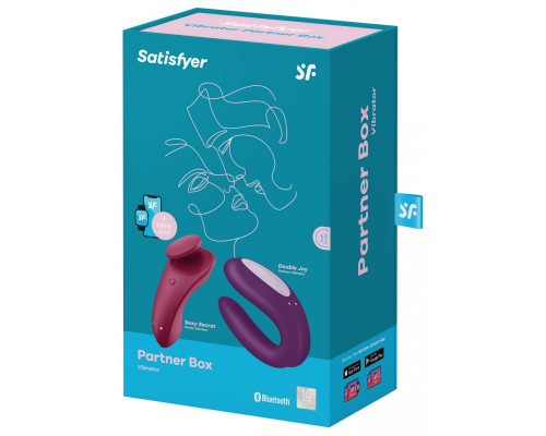 Вібронабір для пар Satisfyer Partner Box 1 (Double Joy + Sexy Secret)