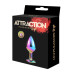 Металева анальна пробка MAI Attraction Toys №73 RAINBOW