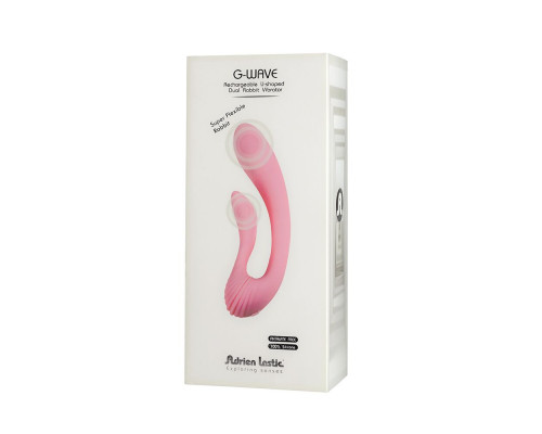 Вібратор Adrien Lastic G-wave вагінально-кліторальний, 2 мотора, універсальний