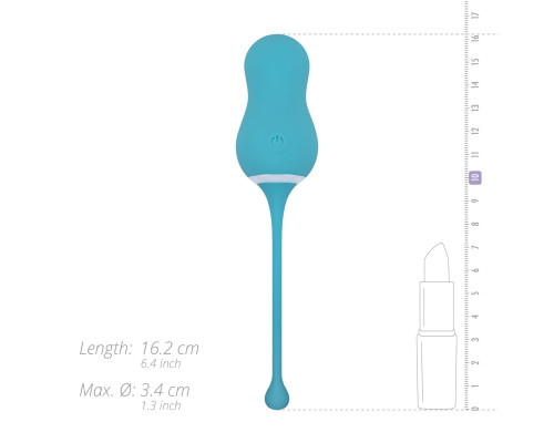 Віброяйце Cala Azul - Elena Vibrating Egg With Remote Control