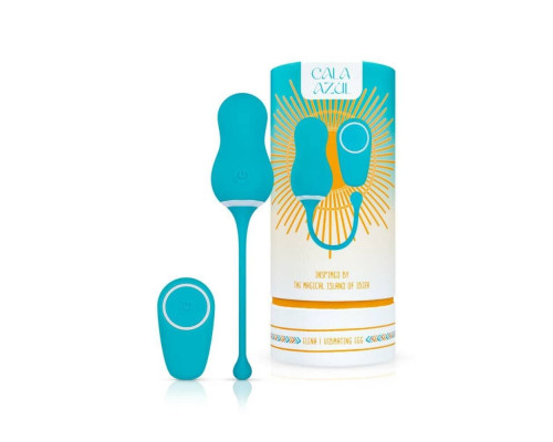 Віброяйце Cala Azul - Elena Vibrating Egg With Remote Control