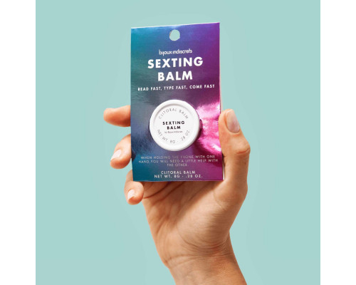 Бальзам для клітора Bijoux Indiscrets Sexting Balm (Пиши, грай та запалюй), що розігріває