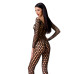 Бодистокинг с крупной сеткой Passion BS077 black