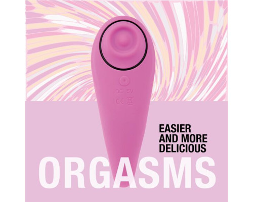 Пульсатор для клітора плюс вібратор FeelzToys - FemmeGasm Tapping & Tickling Vibrator Pink