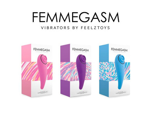 Пульсатор для клітора плюс вібратор FeelzToys - FemmeGasm Tapping & Tickling Vibrator Pink