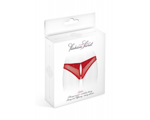 Трусики з перлами і доступом Fashion Secret Sophie Red