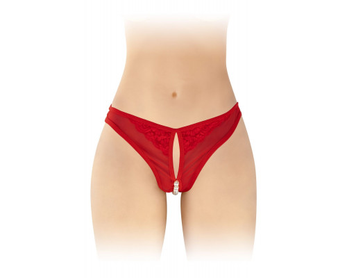 Трусики з перлами і доступом Fashion Secret Sophie Red