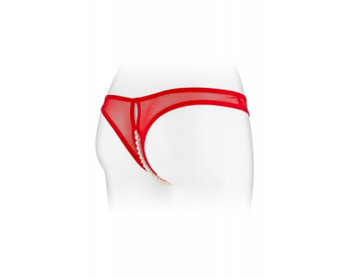 Трусики з перлами і доступом Fashion Secret Sophie Red