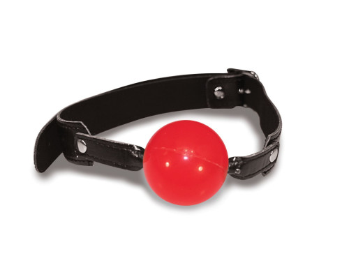 Классический кляп с шариком Sex And Mischief - Solid Red Ball Gag