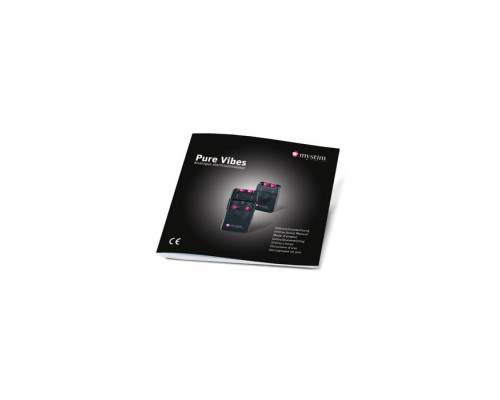 Електростимулятор Mystim Pure Vibes, 2 канали, 3 програми, механічні перемикачі