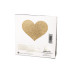 Пестіс - стикини Bijoux Indiscrets - Flash Heart Gold, наклейки на соски
