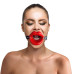 Кляп розширювач в формі губ Art of Sex - Gag Lips, натуральна шкіра