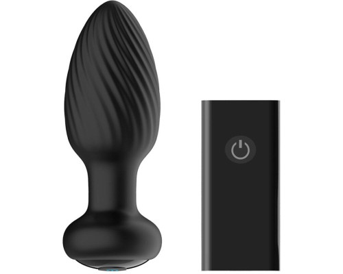 Анальная пробка Nexus TORNADO Remote Control Rotating Butt Plug - Black