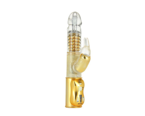 Вібратор-кролик Dorcel Orgasmic Rabbit Gold з перловим масажем