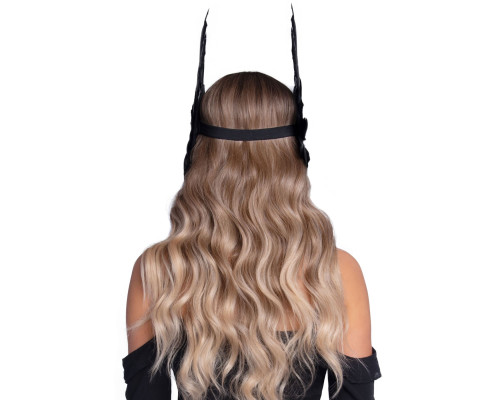 Leg Avenue Feather headband Black